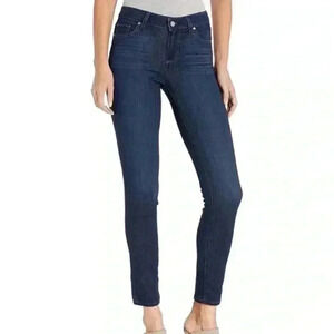 Paige Verdugo Ankle Mid-Rise Skinny Jean | Color Celeste | Size 28